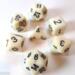 obrazek Ivory w/black Opaque 7 die set 