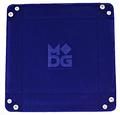 logo przedmiotu Velvet Dice Tray With Leather Backing (blue) 