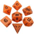 logo przedmiotu 16mm Polyhedral Dice Set Glow Orange