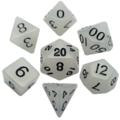 logo przedmiotu 16mm Polyhedral Dice Set Glow Clear