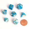 logo przedmiotu Blackfire Dice  Fairy Dice  BiColor Blue White (7 Dice)