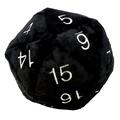 logo przedmiotu UP  Dice  Jumbo D20 Novelty Dice Plush in Black