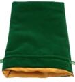 logo przedmiotu Green Velvet Dice Bag with Gold Satin Lining 6x8