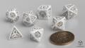logo przedmiotu The Witcher Dice Set Geralt  The White Wolf